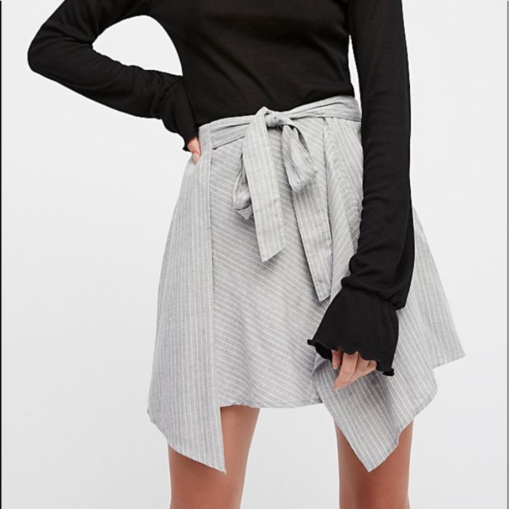 Blue Skies Mini Blue Skirt